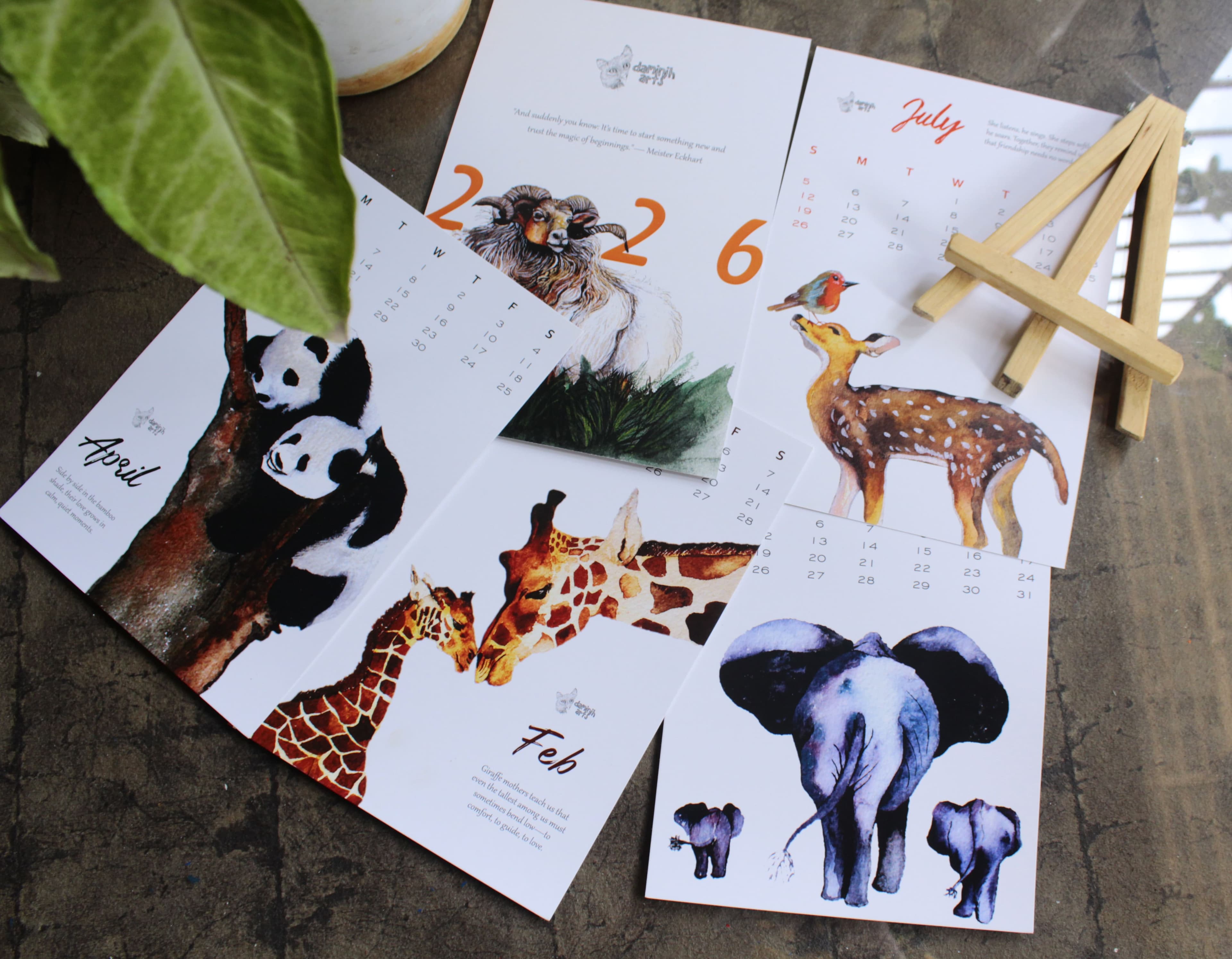 Calendars collection - Daminih Arts